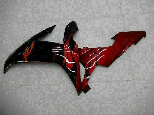 Schwarz 02-03 YZF R1 Verkleidung Schwarz 02-03 YZF R1 Verkleidung