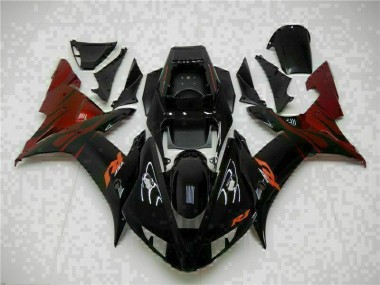 Schwarz 02-03 YZF R1 Verkleidung