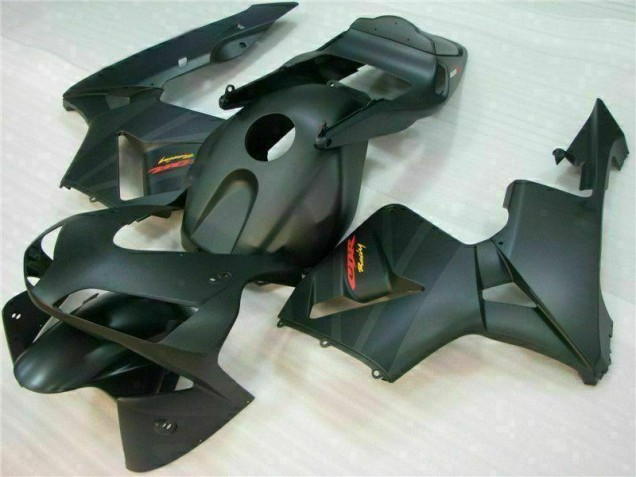 Schwarz 03-04 CBR600RR Motorrad Vollverkleidung