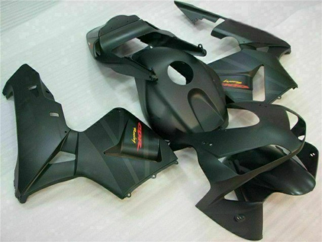 Schwarz 03-04 CBR600RR Motorrad Vollverkleidung