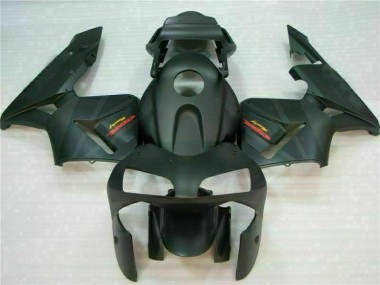 Schwarz 03-04 CBR600RR Motorrad Vollverkleidung