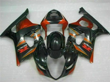 Schwarz 03-04 GSXR 1000 Motorrad Verkleidung Komplett Sets