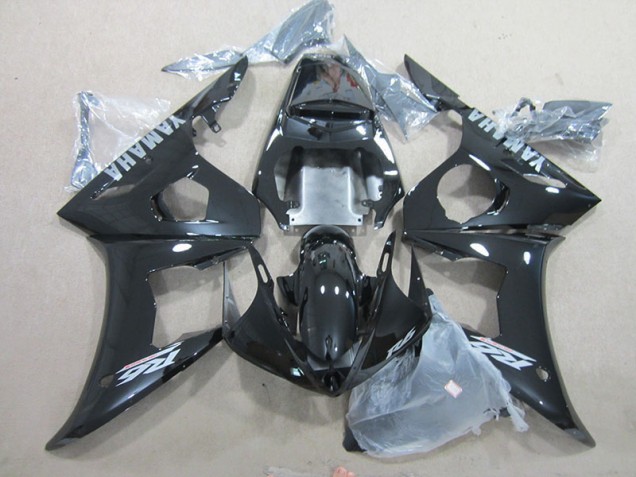 Schwarz 03-05 YZF R6 Motorrad Verkleidung Schwarz 03-05 YZF R6 Motorrad Verkleidung