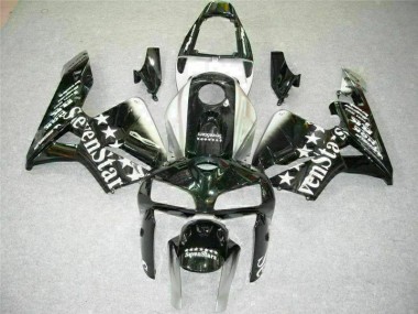 Schwarz 05-06 CBR600RR Motorrad Verkleidungen & Plastik
