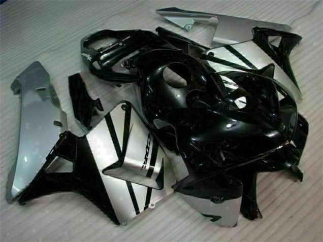 Schwarz 05-06 CBR600RR Motorradverkleidung Plastik Kits