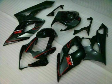 Schwarz 05-06 GSXR 1000 Motorrad Vollverkleidung
