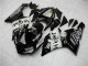 Schwarz 05-06 ZX6R Motorrad Verkleidung Komplett Sets