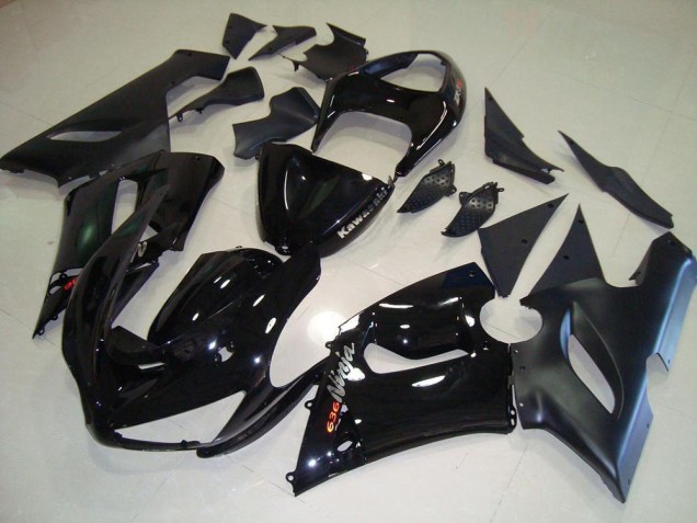 Schwarz 05-06 ZX6R Motorrad Vollverkleidung Schwarz 05-06 ZX6R Motorrad Vollverkleidung