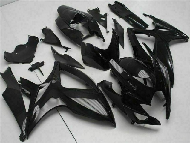 Schwarz 06-07 GSXR 600/750 Motor Verkleidungen Schwarz 06-07 GSXR 600/750 Motor Verkleidungen