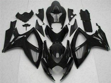 Schwarz 06-07 GSXR 600/750 Motor Verkleidungen