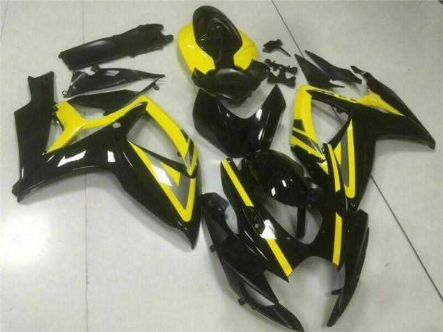 Schwarz 06-07 GSXR 600/750 Motorrad Verkleidungen Schwarz 06-07 GSXR 600/750 Motorrad Verkleidungen