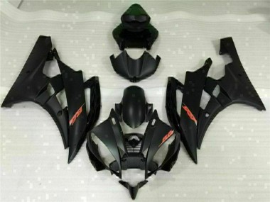 Schwarz 06-07 YZF R6 Motor Verkleidung