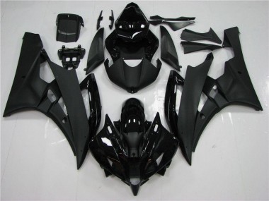 Schwarz 06-07 YZF R6 Motorrad Verkleidung & Plastik