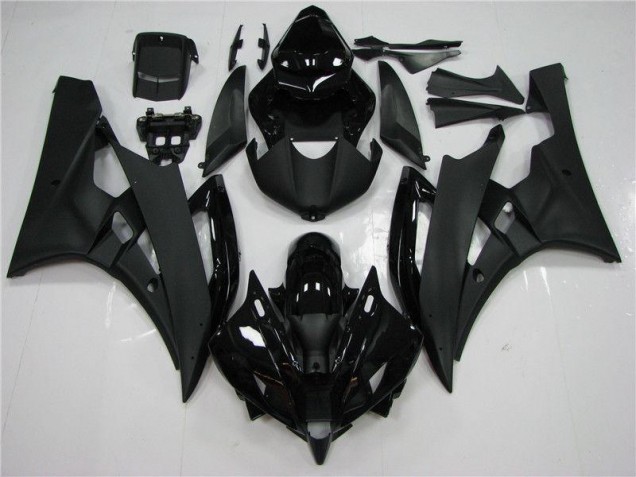 Schwarz 06-07 YZF R6 Motorrad Verkleidung & Plastik Schwarz 06-07 YZF R6 Motorrad Verkleidung & Plastik