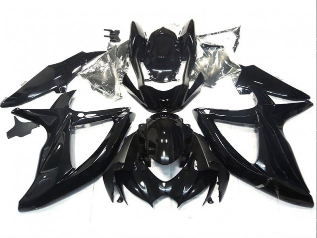 Schwarz 08-10 GSXR 750 Motorrad Verkleidung Schwarz 08-10 GSXR 750 Motorrad Verkleidung