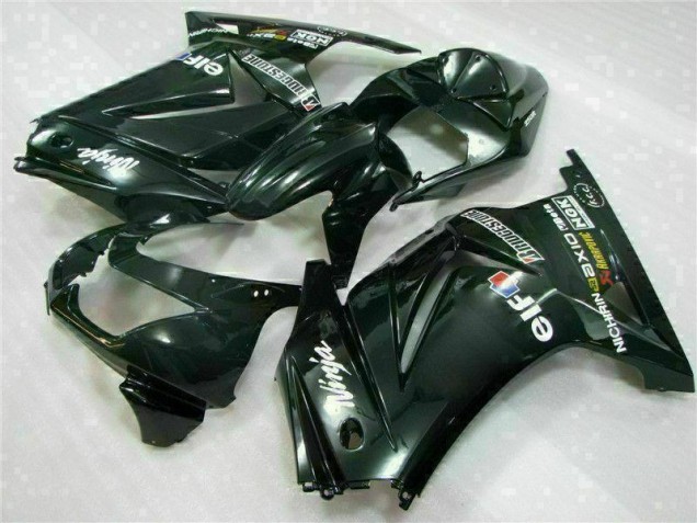 Schwarz 08-12 EX250 Motorrad Verkleidung Komplett Sets