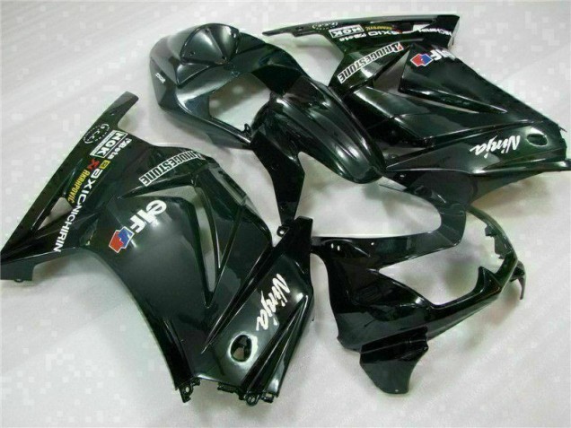 Schwarz 08-12 EX250 Motorrad Verkleidung Komplett Sets