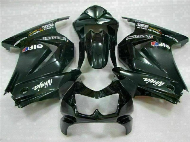 Schwarz 08-12 EX250 Motorrad Verkleidung Komplett Sets