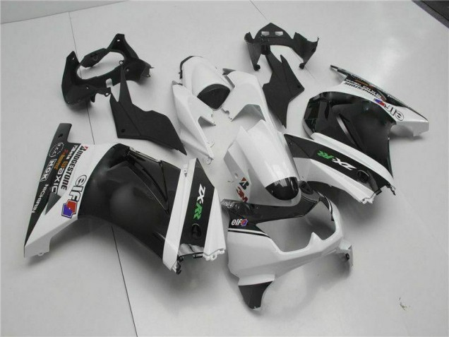 Schwarz 08-12 EX250 Motorrad Verkleidung Schwarz 08-12 EX250 Motorrad Verkleidung