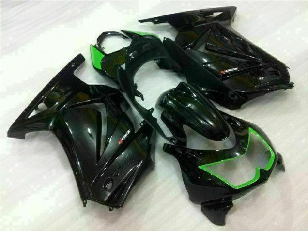 Schwarz 08-12 EX250 Motorrad Verkleidung & Plastik Schwarz 08-12 EX250 Motorrad Verkleidung & Plastik