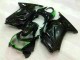 Schwarz 08-12 EX250 Motorrad Verkleidung & Plastik Schwarz 08-12 EX250 Motorrad Verkleidung & Plastik
