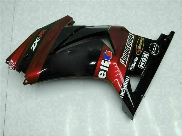Schwarz 08-12 EX250 Motorrad Verkleidungen Schwarz 08-12 EX250 Motorrad Verkleidungen