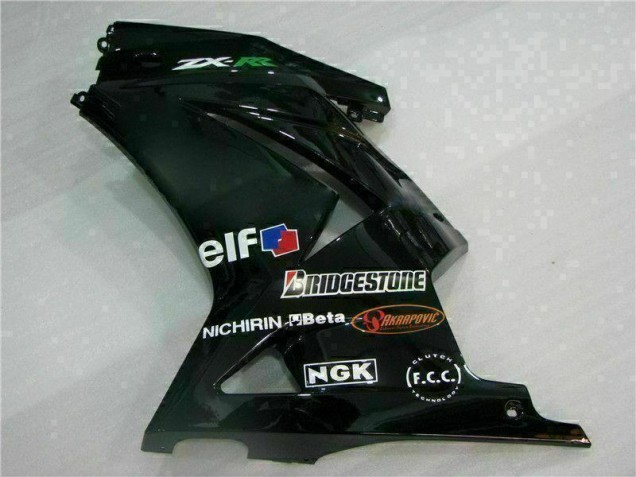 Schwarz 08-12 EX250 Motorrad Vollverkleidung & Plastik Schwarz 08-12 EX250 Motorrad Vollverkleidung & Plastik