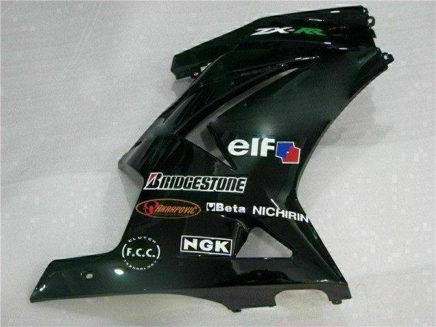 Schwarz 08-12 EX250 Motorrad Vollverkleidung & Plastik Schwarz 08-12 EX250 Motorrad Vollverkleidung & Plastik