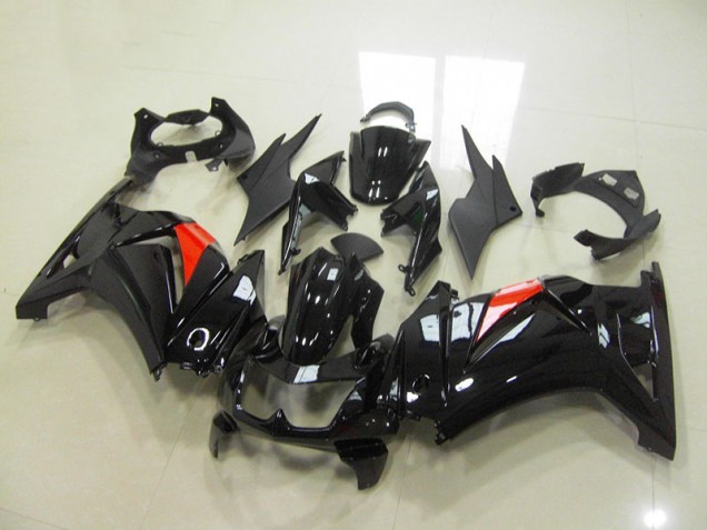 Schwarz 08-12 ZX250R Motorrad Verkleidung Schwarz 08-12 ZX250R Motorrad Verkleidung