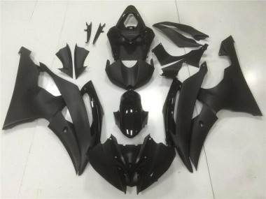 Schwarz 08-16 YZF R6 Motorrad Verkleidung Komplett Sets