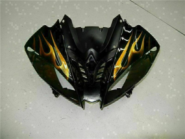 Schwarz 08-16 YZF R6 Motorrad Verkleidung & Plastik