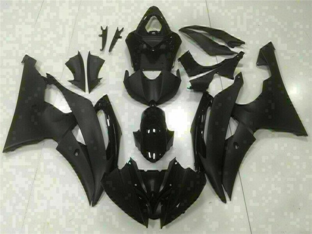Schwarz 08-16 YZF R6 Motorrad Verkleidungen Schwarz 08-16 YZF R6 Motorrad Verkleidungen