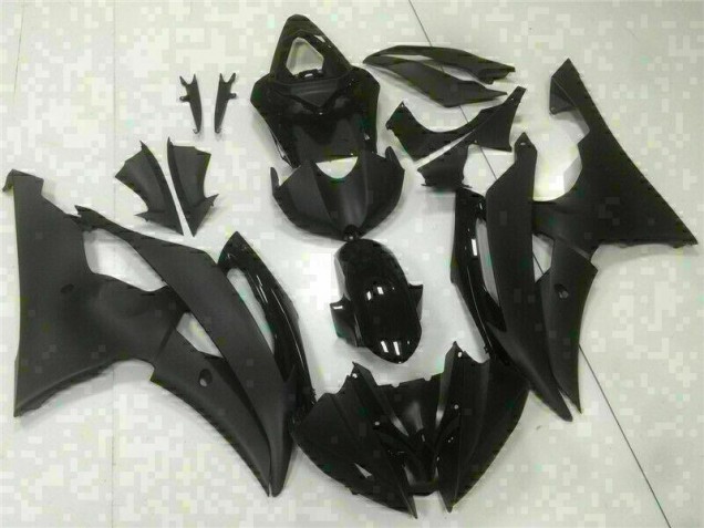 Schwarz 08-16 YZF R6 Motorrad Verkleidungen Schwarz 08-16 YZF R6 Motorrad Verkleidungen