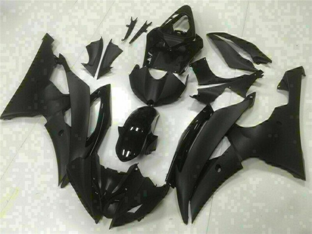 Schwarz 08-16 YZF R6 Motorrad Verkleidungen Schwarz 08-16 YZF R6 Motorrad Verkleidungen