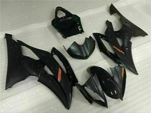 Schwarz 08-16 YZF R6 Motorradverkleidung Plastik Kits Schwarz 08-16 YZF R6 Motorradverkleidung Plastik Kits