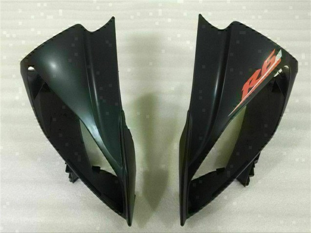 Schwarz 08-16 YZF R6 Motorradverkleidung Plastik Kits Schwarz 08-16 YZF R6 Motorradverkleidung Plastik Kits