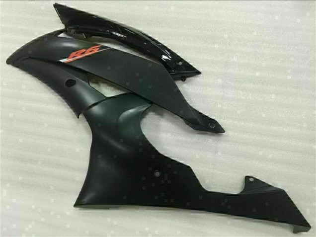 Schwarz 08-16 YZF R6 Motorradverkleidung Plastik Kits Schwarz 08-16 YZF R6 Motorradverkleidung Plastik Kits