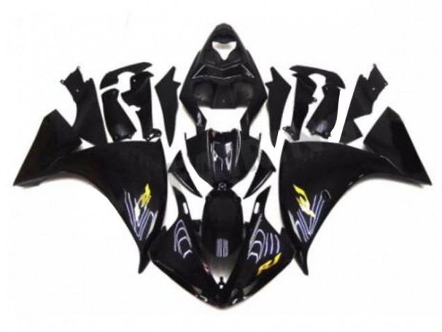 Schwarz 09-11 YZF R1 Motorrad Verkleidung Schwarz 09-11 YZF R1 Motorrad Verkleidung