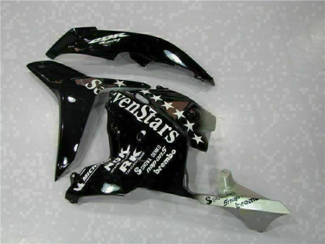 Schwarz 09-12 CBR600RR Motorrad Verkleidung & Plastik