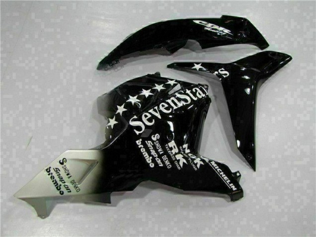 Schwarz 09-12 CBR600RR Motorrad Verkleidung & Plastik