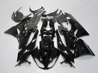 Schwarz 09-12 ZX6R Motorrad Verkleidung