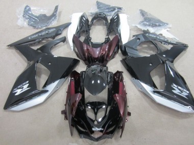 Schwarz 09-16 GSXR 1000 Motorrad Verkleidung Komplett Sets