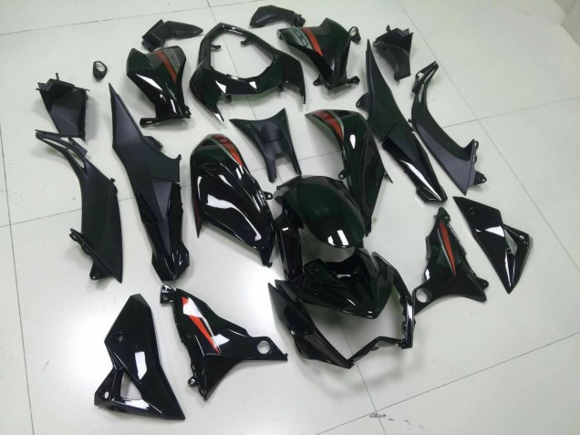 Schwarz 13-16 Z800 Motorrad Verkleidung Schwarz 13-16 Z800 Motorrad Verkleidung