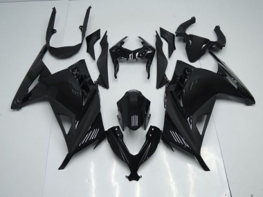 Schwarz 13-16 ZX300R Motorrad Verkleidungen