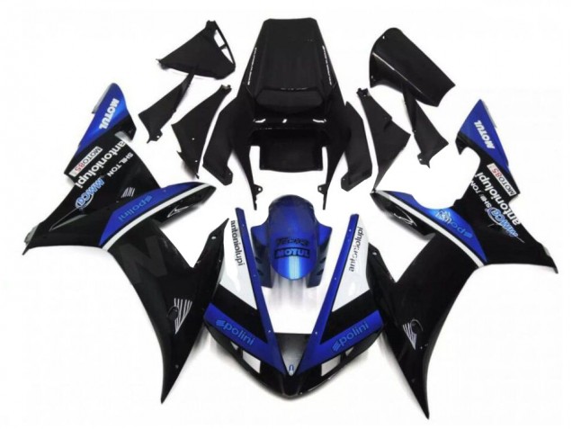 Schwarz Blau 02-03 YZF R1 Motorrad Verkleidung Schwarz Blau 02-03 YZF R1 Motorrad Verkleidung