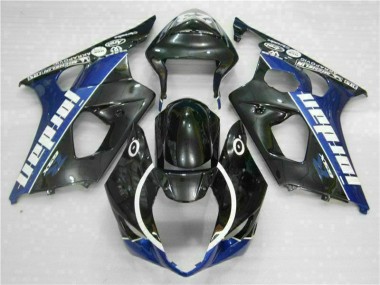 Schwarz Blau 03-04 GSXR 1000 Motorrad Verkleidung & Plastik