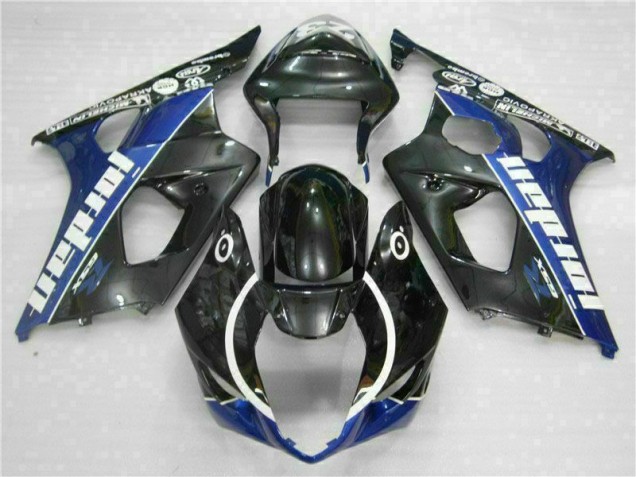 Schwarz Blau 03-04 GSXR 1000 Motorrad Verkleidung & Plastik Schwarz Blau 03-04 GSXR 1000 Motorrad Verkleidung & Plastik
