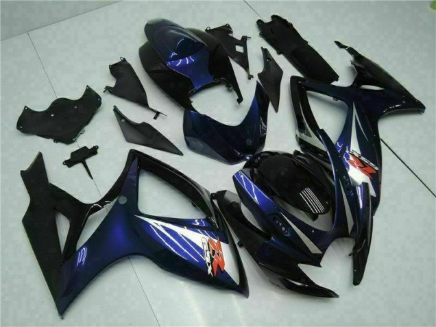 Schwarz Blau 06-07 GSXR 600/750 Motorrad Vollverkleidung Schwarz Blau 06-07 GSXR 600/750 Motorrad Vollverkleidung