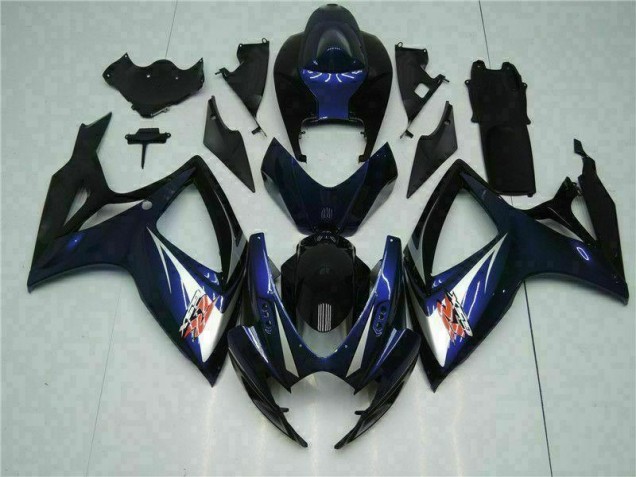 Schwarz Blau 06-07 GSXR 600/750 Motorrad Vollverkleidung Schwarz Blau 06-07 GSXR 600/750 Motorrad Vollverkleidung