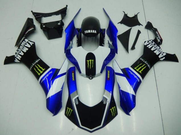 Schwarz Blaus Monster 15-19 YZF R1 Motorrad Verkleidung Schwarz Blaus Monster 15-19 YZF R1 Motorrad Verkleidung